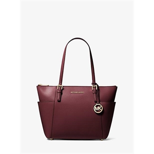 MICHAEL Michael Kors Jet Set Large Saffiano Leather Top-Zip Tote Bag