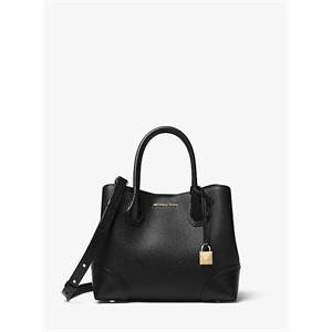 MICHAEL Michael Kors Mercer Gallery Small Pebbled Leather Satchel