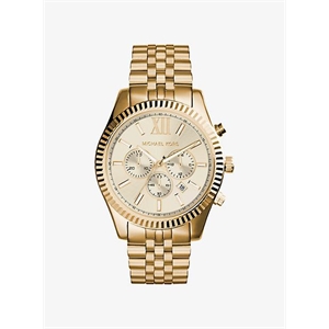 Michael Kors Lexington Gold-Tone Watch