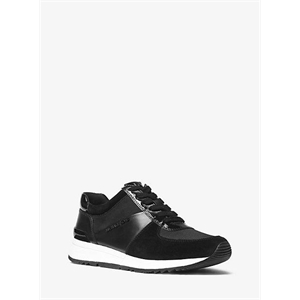 MICHAEL Michael Kors Allie Leather And Canvas Sneaker
