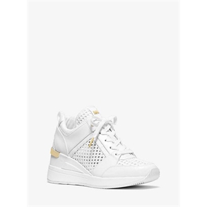 MICHAEL Michael Kors Georgie Woven Leather Trainer