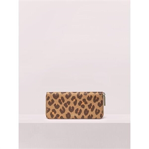 Kate Spade Margaux Leopard Slim Continental Wallet