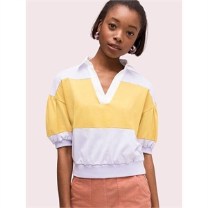 Kate Spade Stripe Polo Knit Tee