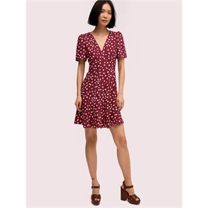 Kate Spade Mallow Dot Crepe Dress