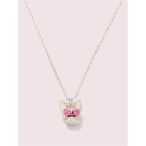 Kate Spade Francois French Bulldog Necklace