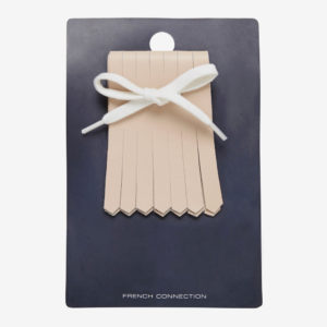French Connection Fringe Sneaker Accessory