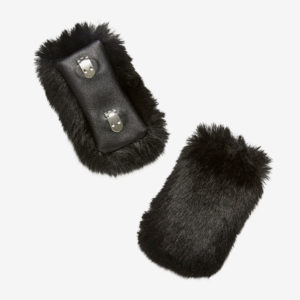 French Connection Faux Fur Sneaker Accessory