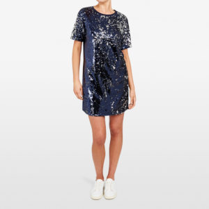 French Connection Sequin Jersey Dress
