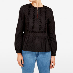 French Connection Tassel Dobby Shirt