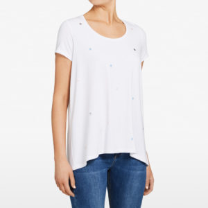 French Connection Sequin Spot Tee