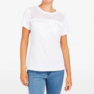 French Connection Tassel Yoke Tee