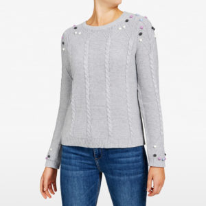 French Connection Pom Pom Tree Knit