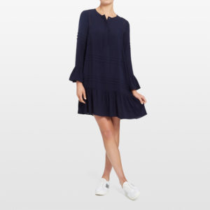 French Connection Frill Hem Babydoll Dress