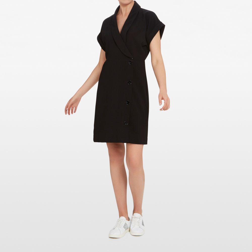 French Connection Button Down Wrap Dress