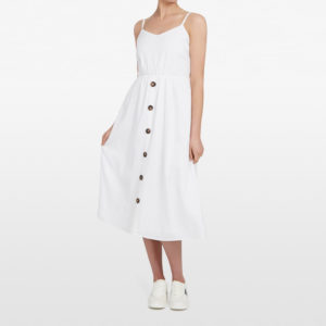 French Connection Linen Tie Back Dress