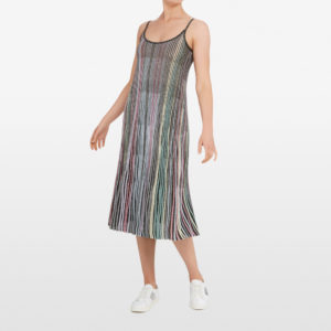 French Connection Lurex Stripe Dress