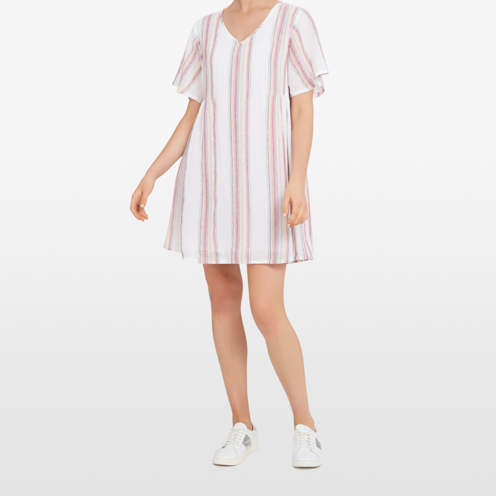 French Connection Babydoll Stripe Dress