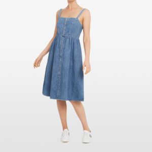 French Connection Denim Bustier Dress