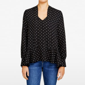 French Connection Autumn Spot Blouse