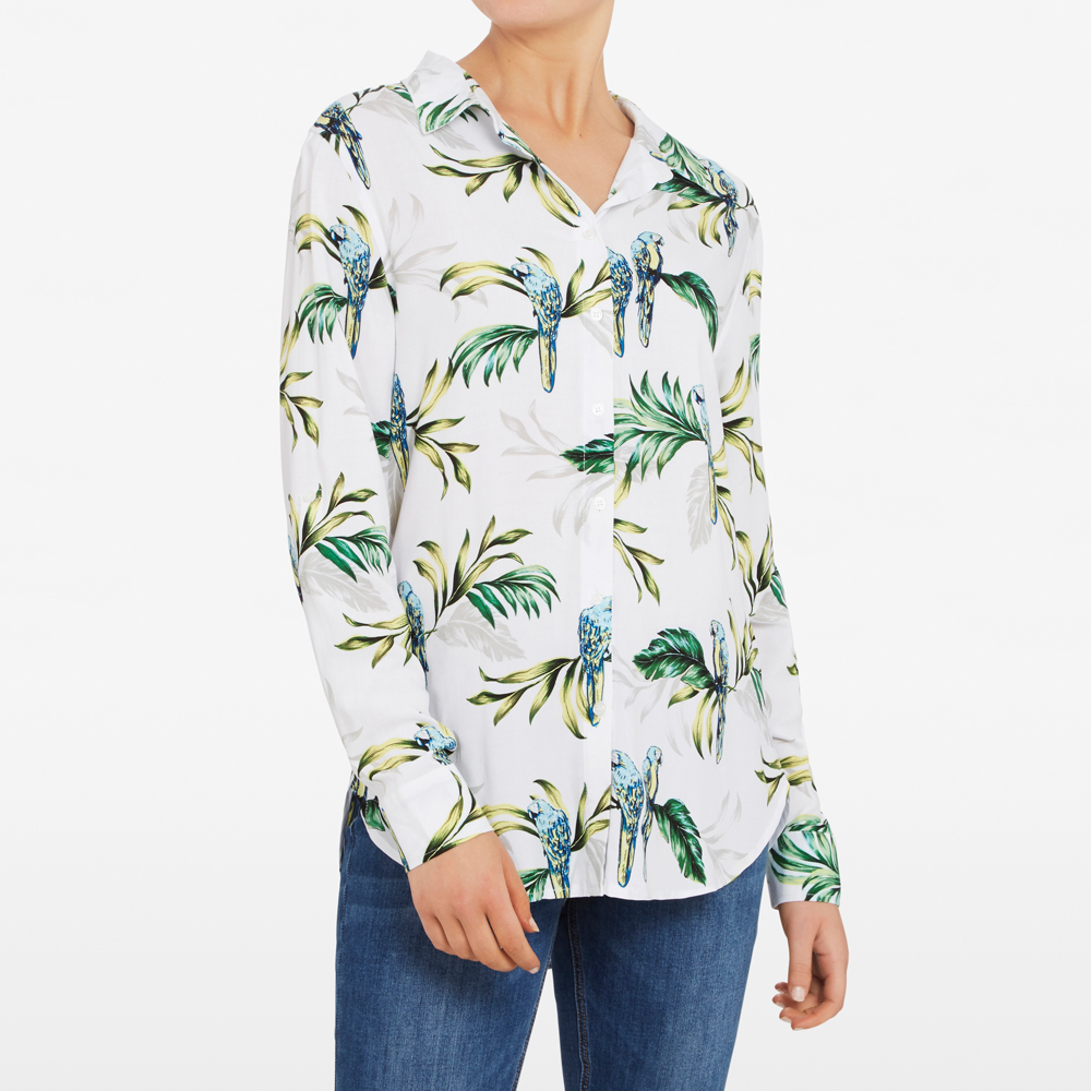 French Connection Paradise Print Core Shirt