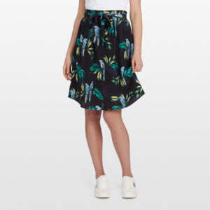 French Connection Paradise Print Midi Skirt