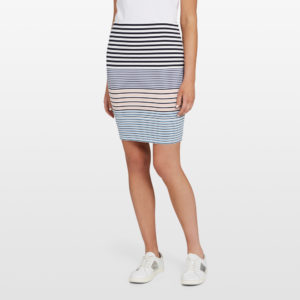 French Connection Bodycon Stripe Skirt