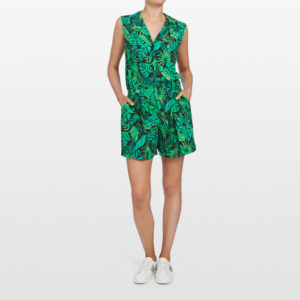 French Connection Leaf Printed Playsuit