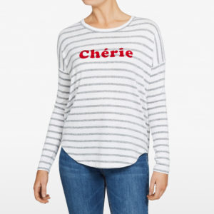 French Connection Cherie Longsleeve Stripe Tee