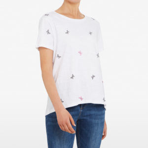 French Connection Butterfly Yardage Tee