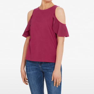 French Connection Cold Shoulder Tee