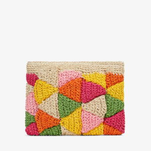 French Connection Rainbow Clutch