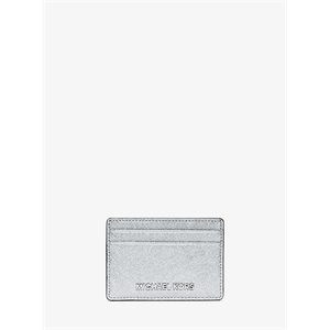 MICHAEL Michael Kors Travel Metallic Saffiano Leather Card Case