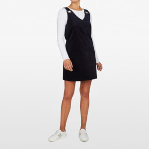 French Connection Cord Pinafore Shift Dress