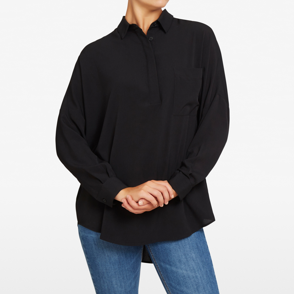 French Connection Soft Popover Shirt