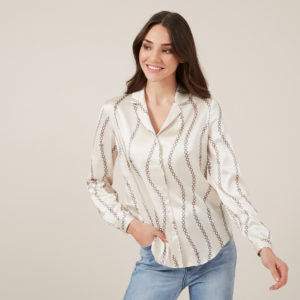 French Connection Chain Print Shirt