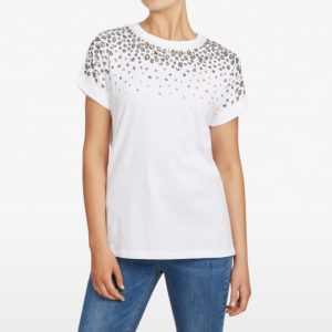 French Connection Animal Sequin Tee