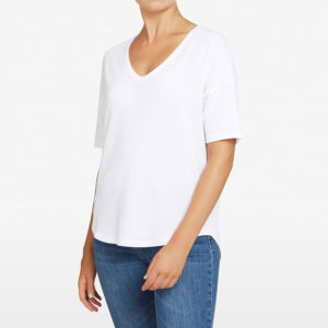 French Connection V Neck Slouchy Tee