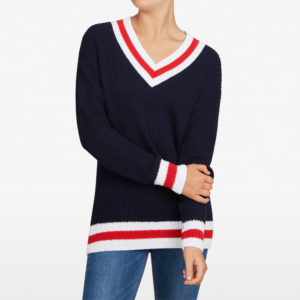 French Connection Varsity V Neck