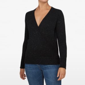 French Connection Speckle Wrap Knit