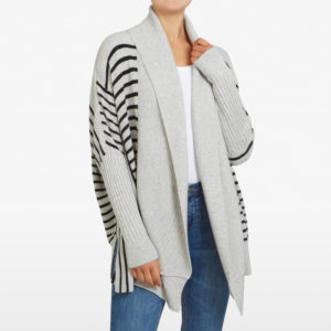 French Connection Multi Stripe Poncho
