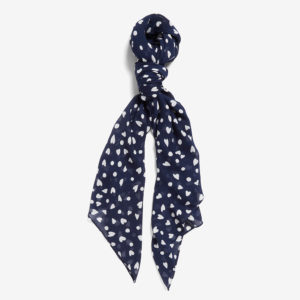 French Connection Multi Heart Woven Scarf