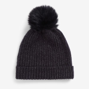 French Connection Lurex Contrast Beanie