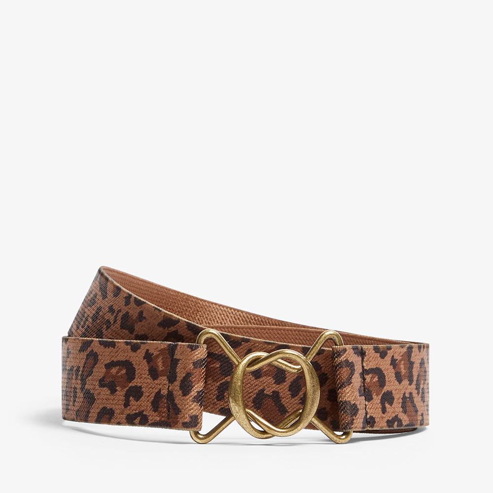 French Connection Animal Elastic Belt