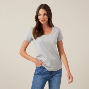 French Connection Essential Scoop Neck Tee