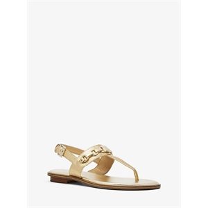 MICHAEL Michael Kors Charlton Metallic Leather Sandal