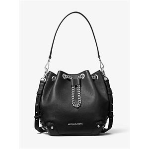 MICHAEL Michael Kors Alanis Medium Pebbled Leather Bucket Bag