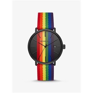 Michael Kors Blake Rainbow And Black-Tone Watch