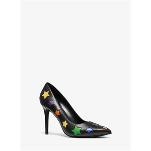 MICHAEL Michael Kors Raven Star-Cutout Leather Pumpã