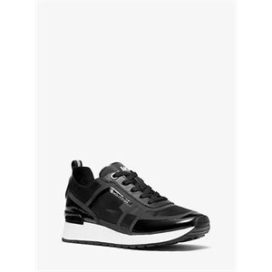 MICHAEL Michael Kors Eddy Nylon And Leather Trainer