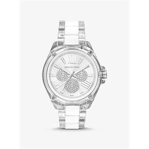 Michael Kors Wren Acetate And Silver-Tone Watch
